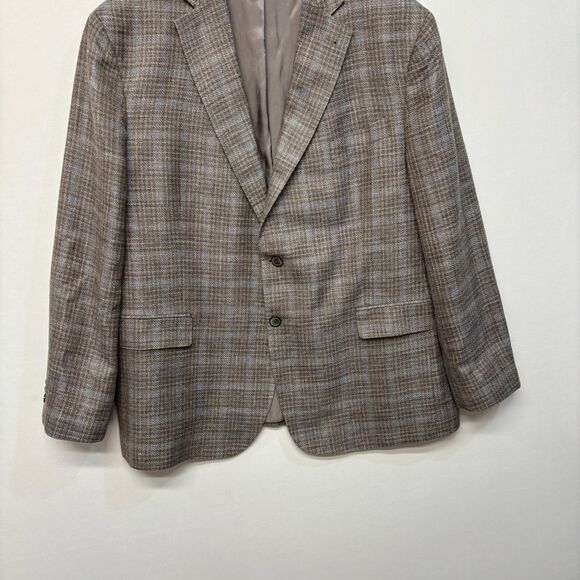 Joseph Abboud Men Ethomas Blazer Jacket Size 48 Reg Wool Silk Linen C055 -25 - Picture 11 of 16